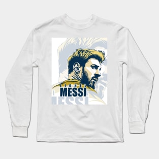 Lio Messi from the back Long Sleeve T-Shirt